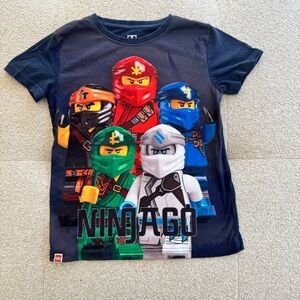 LEGO Ninjago Boys Graphic T-Shirt Size 134 | Ninja Character Tee | Short Sleeve